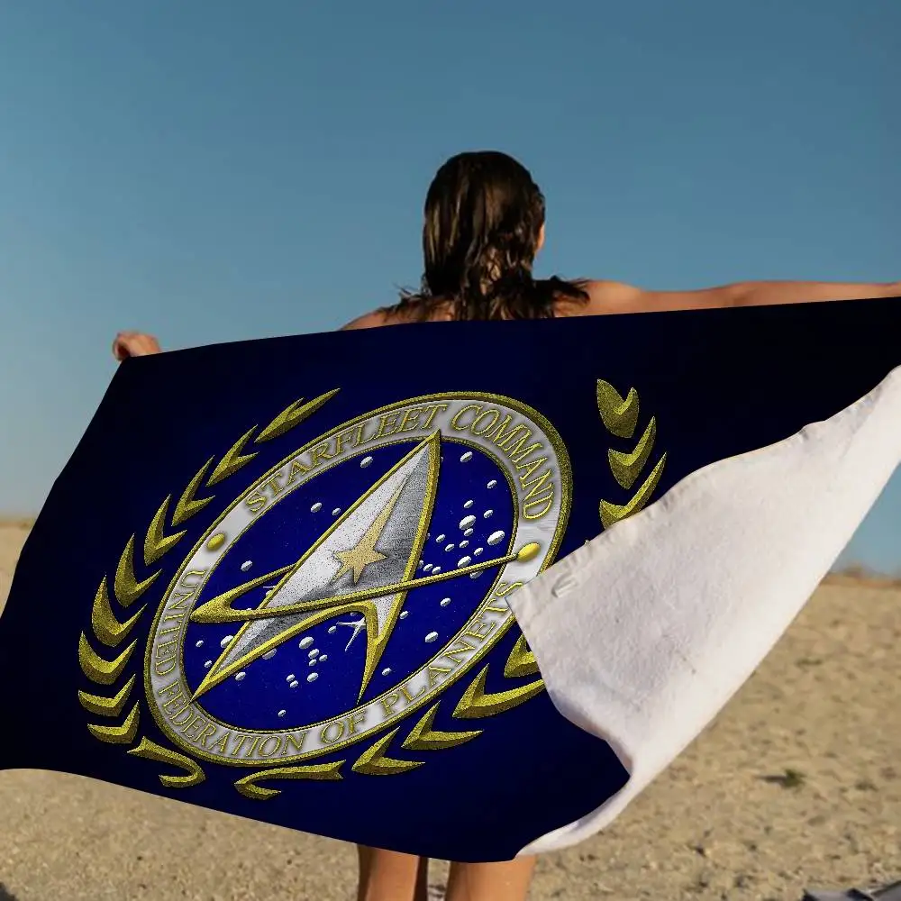 TV S-Star T-Trek Microfiber Blanket Quick Drying Beach Towels Oversized Printing Super Absorbent Pool Towel Blanket