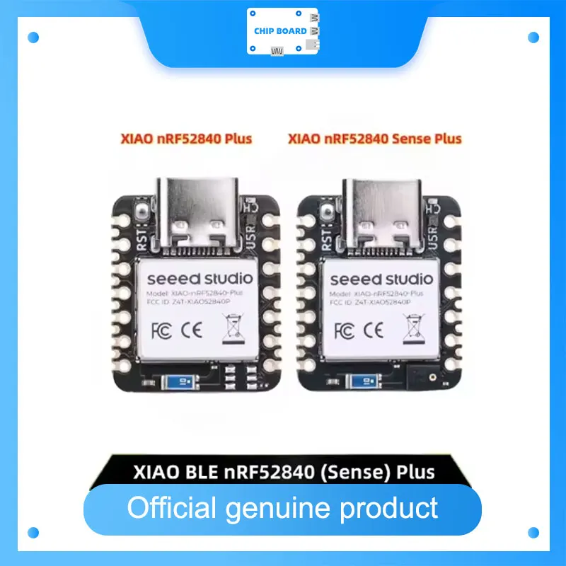 Seeed Studio XIAO nRF52840 Plus - XIAO nRF52840 Sense Plus - 20 GPIOs, Arduino/MicroPython/CircuitPython