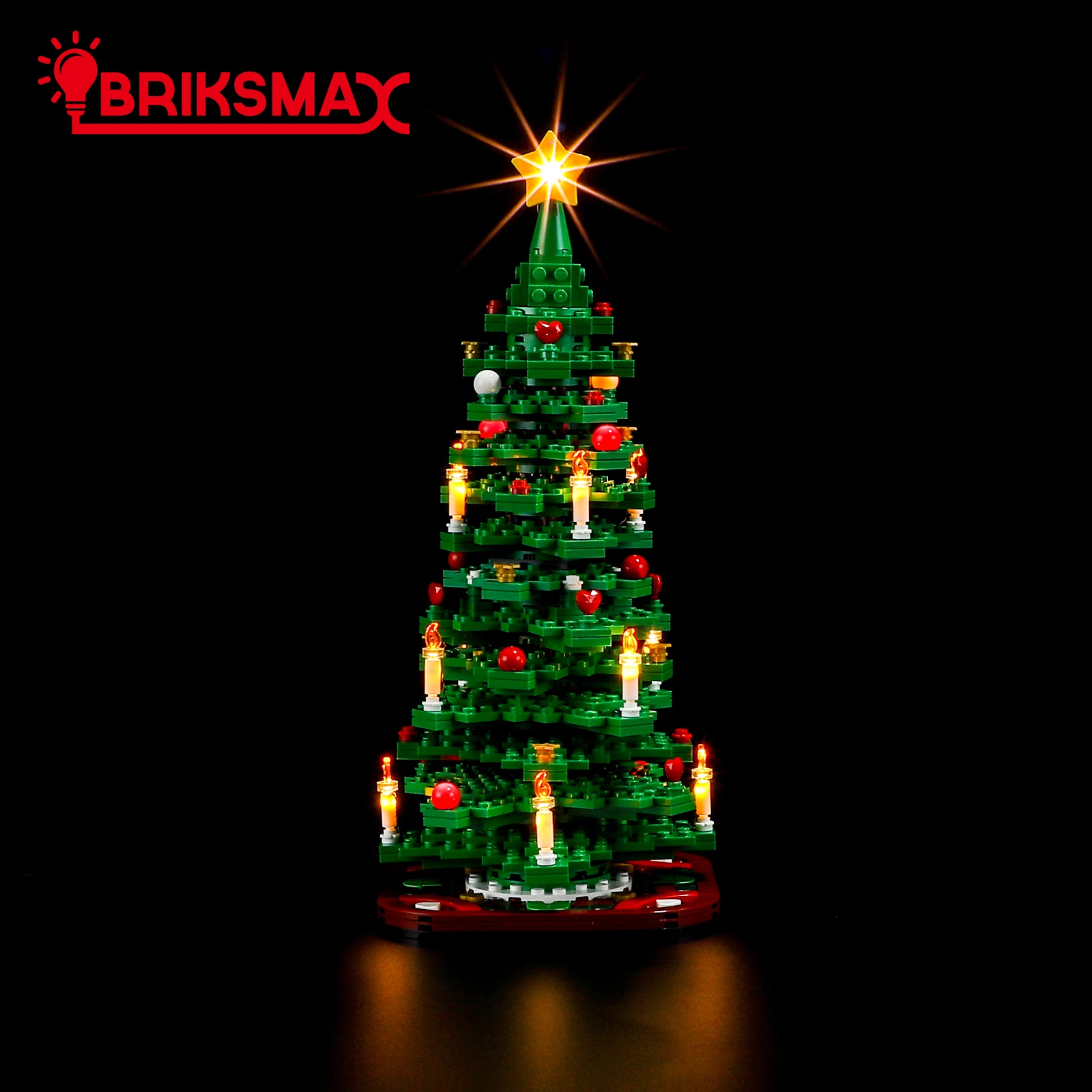 BriksMax Led Light Kit For 40573 Christmas Tree Building Blocks Set (NOT Include Model) Toys for Children