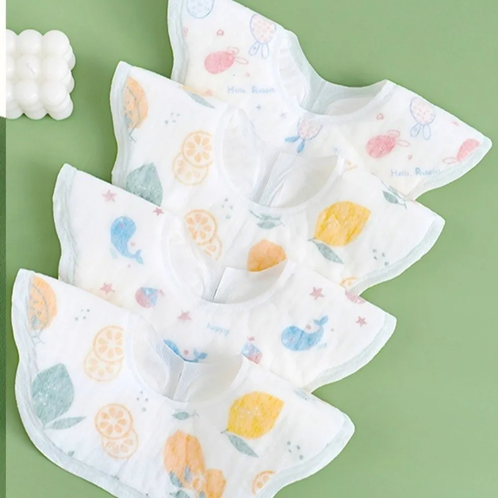 

20 шт./компл. водонепроницаемые нагрудники для кормления в индивидуальной упаковке, экологически чистые одноразовые нагрудники, мягкие хлопковые салфетки для отрыжки младенцев