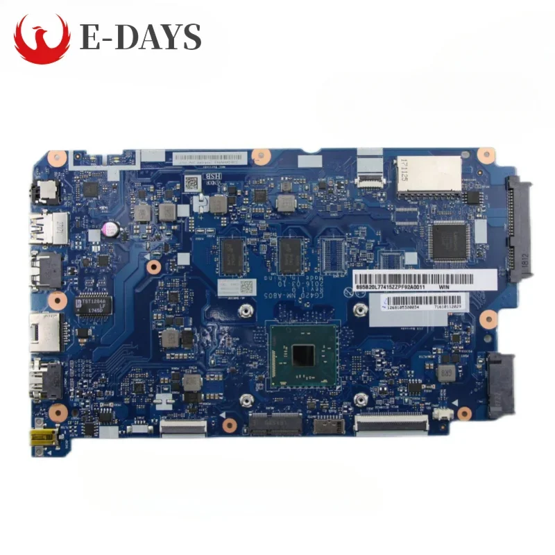 High QualityFor Lenovo IdeaPad 110-14IBR Laptop Motherboard NM-A805 Mainboard With CPU N3060 100% Tested Okhigh - Quality