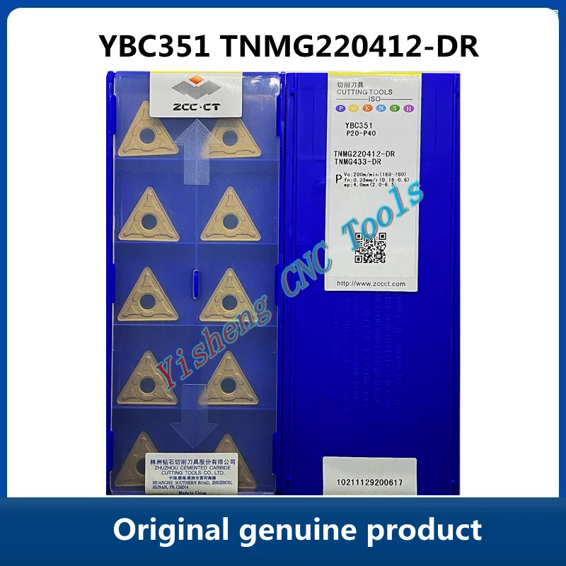 

ZCC CT YBC351 TNMG220412-DR YBC251 ybcyb252 D152 твердосплавные вставки токарный инструмент с ЧПУ токарные резцы инструменты