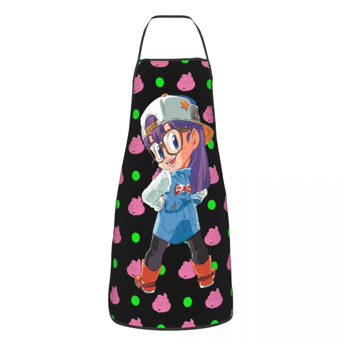 Dr. Slump Arale Norimaki Apron for Women Men Unisex Bib Anime Manga Cooking Kitchen Tablier Cuisine Chef Painting