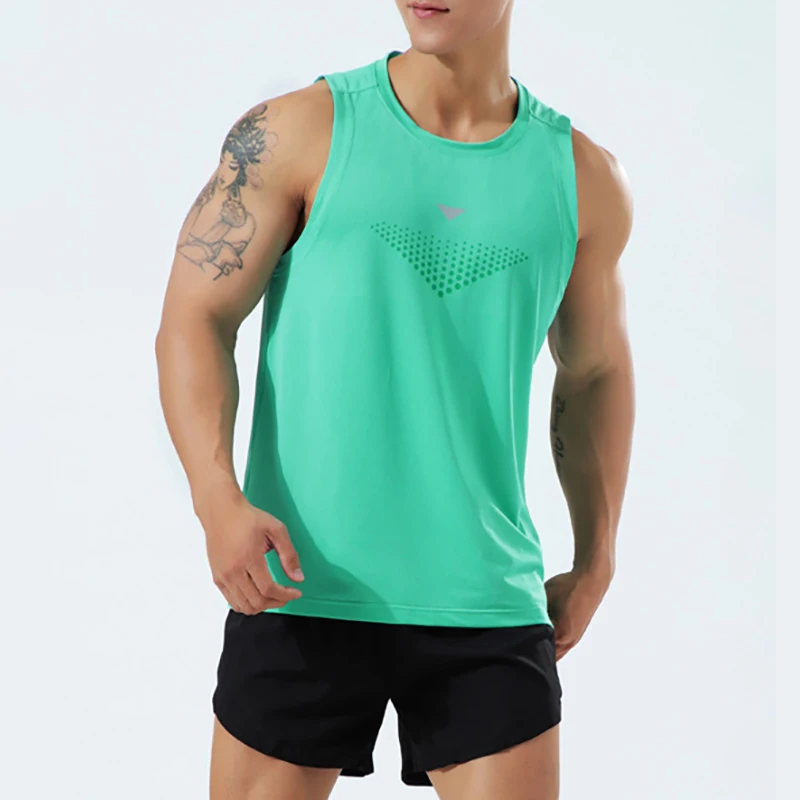 (M-3XL) Męska szybkoschnąca kamizelka sportowa do biegania Luźny krój Kamizelka do koszykówki Plus Size Gym Singlets Fitness Topy Treningowa koszulka bez rękawów