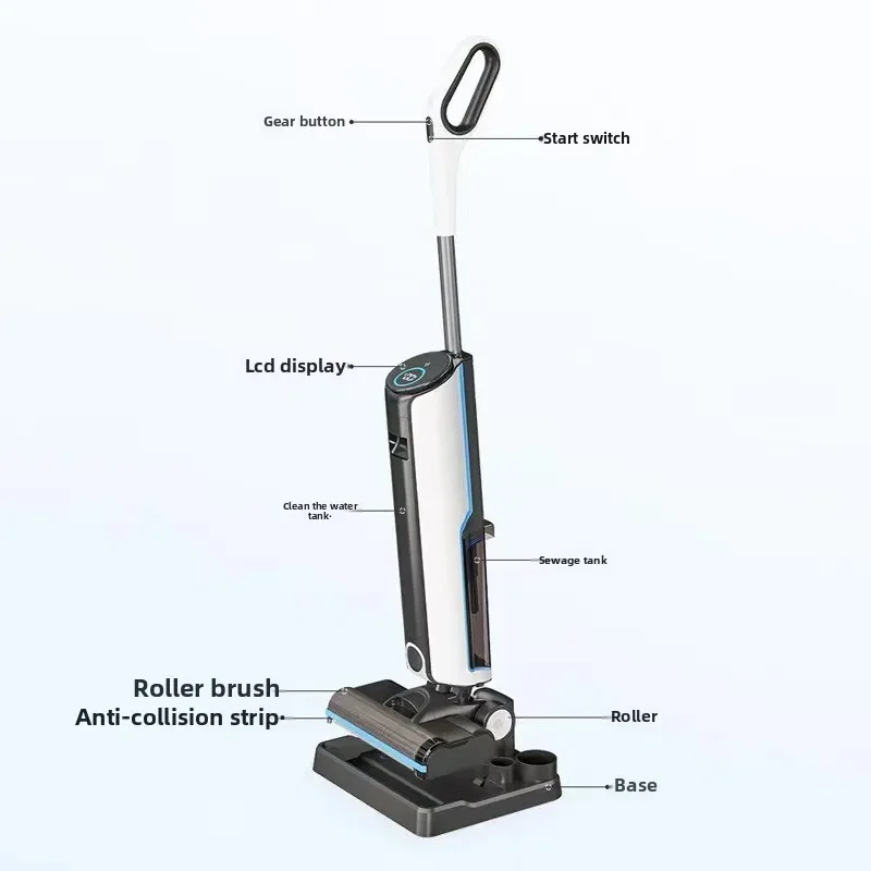 Smart Vacuum Mop Cleaner 2 in 1 Wireless Self Cleaning Robot for Home Floor Washing