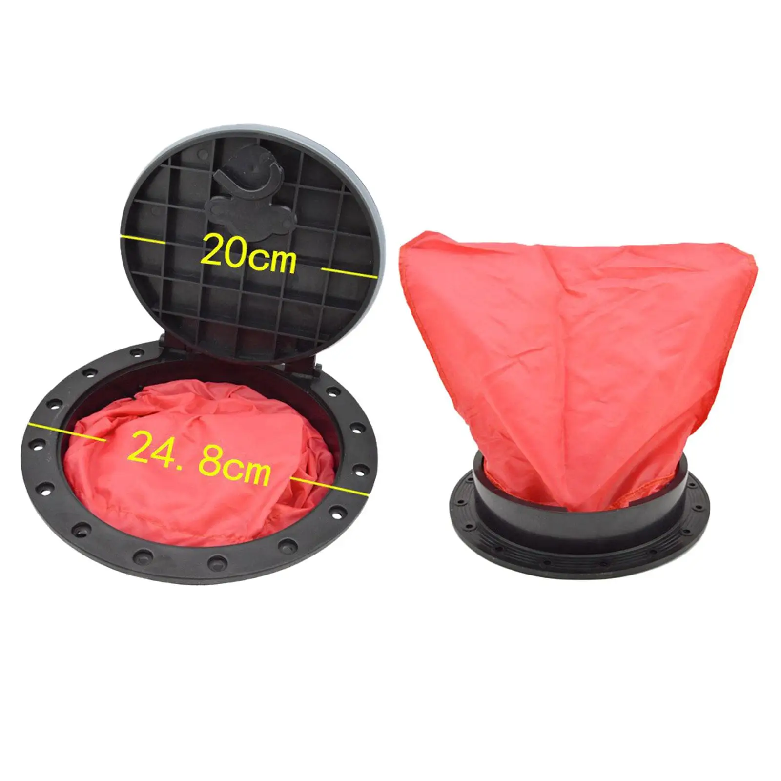 

8-дюймовый водонепроницаемый морской люк-крышка с сумкой для хранения, легко устанавливаемый, для аксессуаров надувных лодок