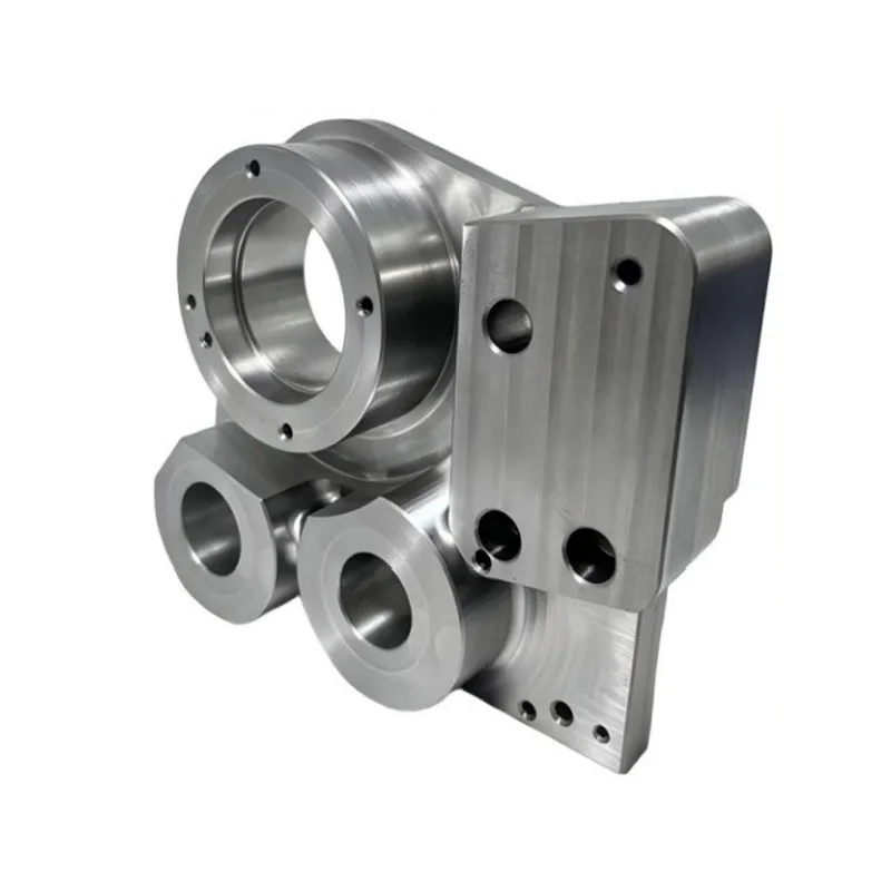 Precision CNC Machined Aluminum Parts Complex Structure Flange Housing Custom CNC Turning Milling Automation Machinery Parts