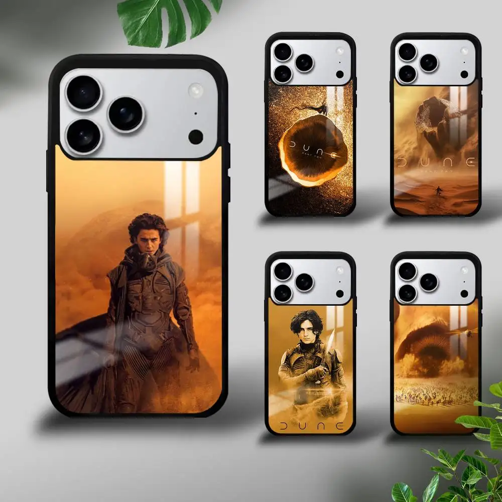 

Movie D-Dune Part 2 Phone Case For iPhone 17 16 15 14 13 12 11 Pro Max Mini Plus Hard Mirror Funda