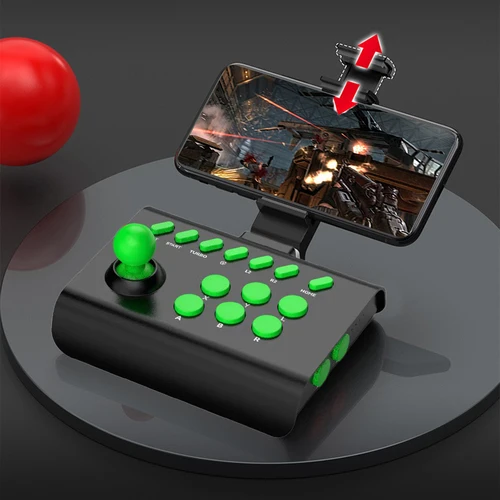 Imagen 2 del producto Consola de juegos arcade retro 6 en 1, Joystick inalámbrico con Bluetooth, controlador de lucha con cable para Nintendo Switch, PS4/PS3 y PC