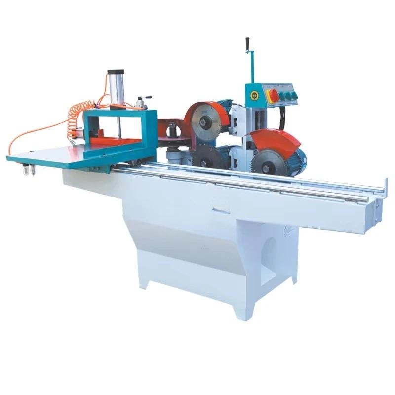 Woodworking Single End Double Guide Rail Wood Tenoning Machine MD2018B Solid Wood Chair Making Five Saw Blade Tenon Machine