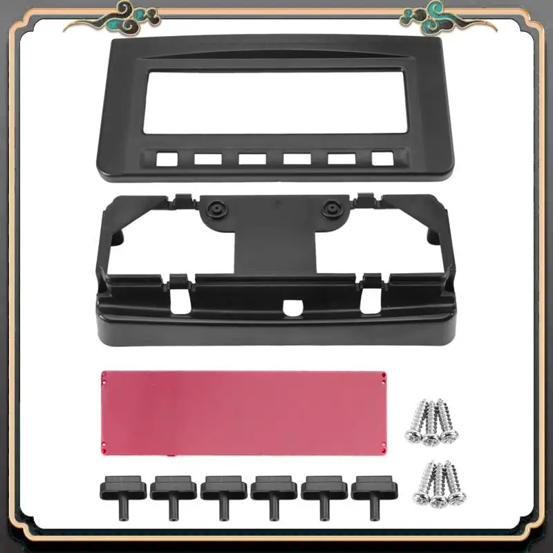 

M45K-Car DVD Middle Stereo Frame Panel Mounting Dash For Mitsubishi Pajero Sport Triton L200 Mornitor MID