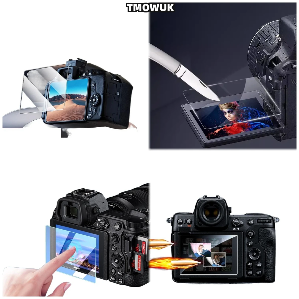 

For Nikon Z30 ZFC High Definition 9H Hardness Camera Screen Guard, Scratch Resistant