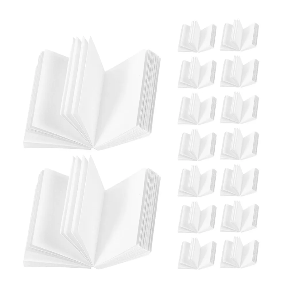 

80Pcs Miniature Blank Books for Dollhouse Decoration Tiny Realistic DIY Mini Books for Dollhouse Library Study Room Fairy Garden