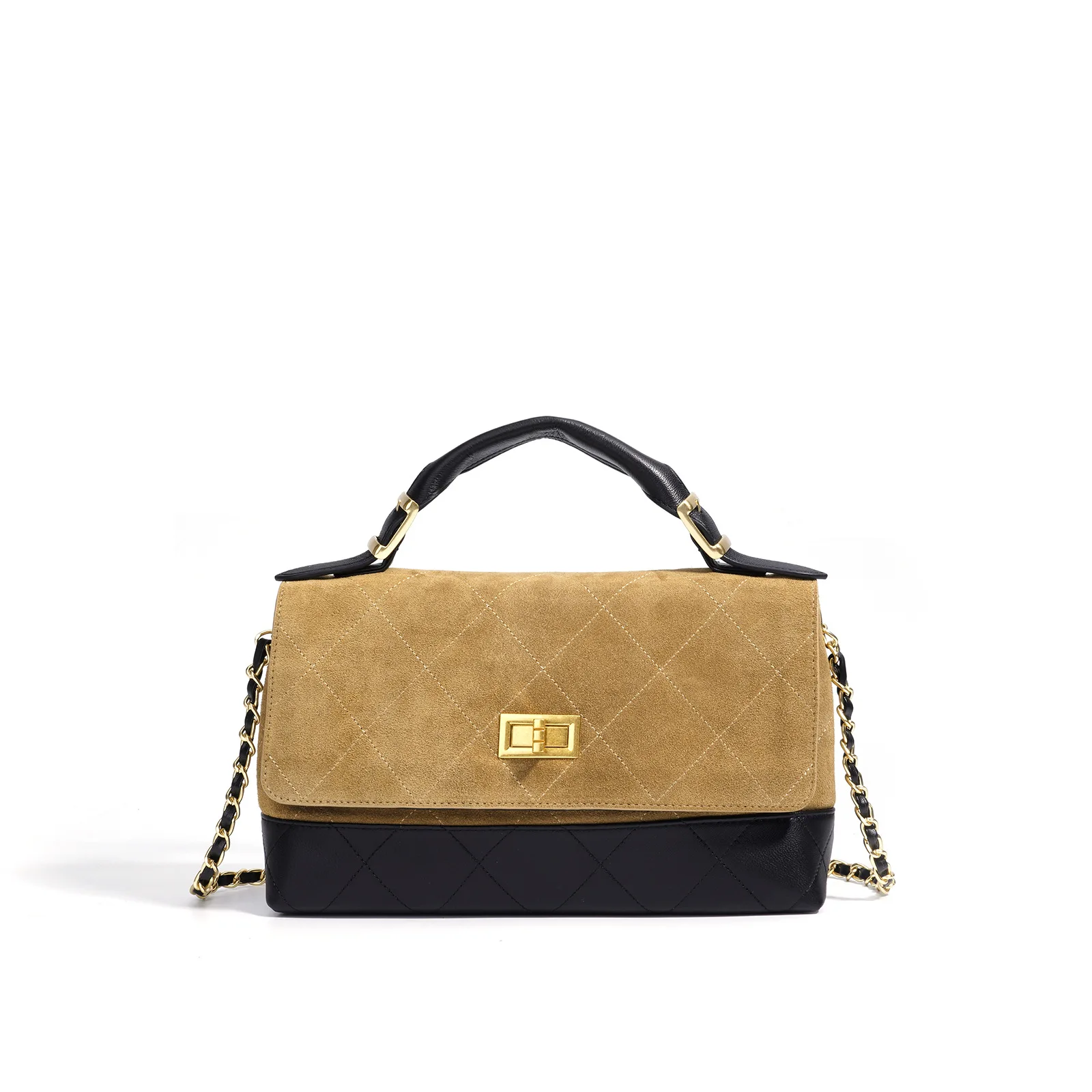 

New Matte Quilted Chain Bag Women Stylish Minimalist Small Square Bag Chic Designer Style Handbag Shoulder Crossbody Bag