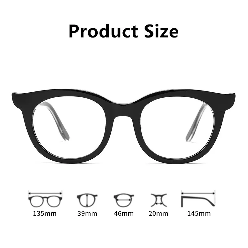 Fashion Acetate Sunglasses Cat Eye Hand Made Sun Glasses For Women Driving Shades Outdoor Eyeglasses for Woman