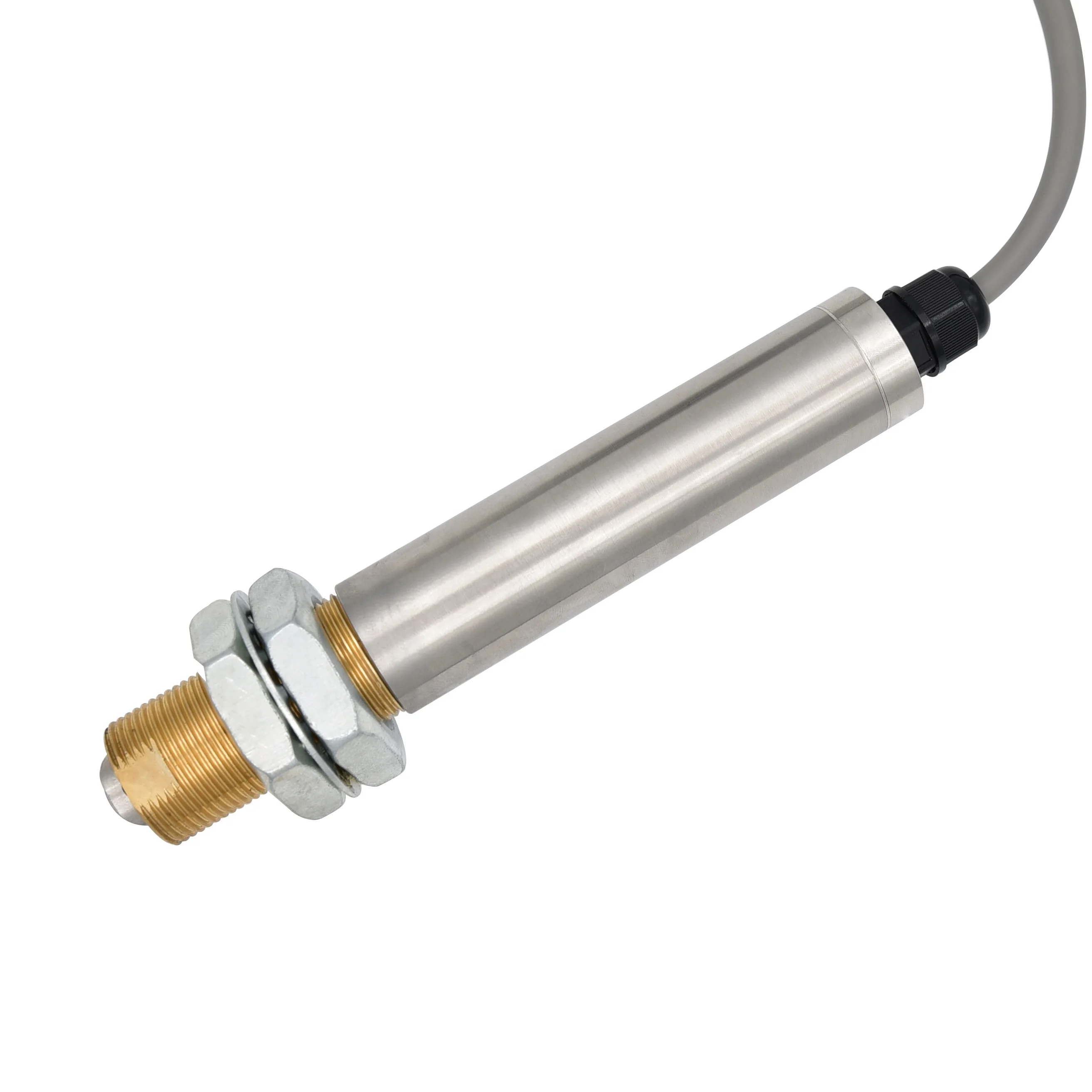 Maximum spring loaded DC LVDT displacement sensor