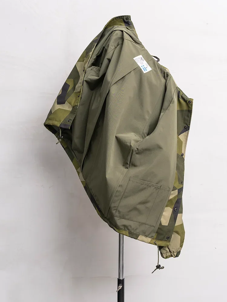 Schwedische M90 geometrische Tarnung, polnische Militärversion, M65 Herren-Frühlings- und Herbst-Trainerjacke