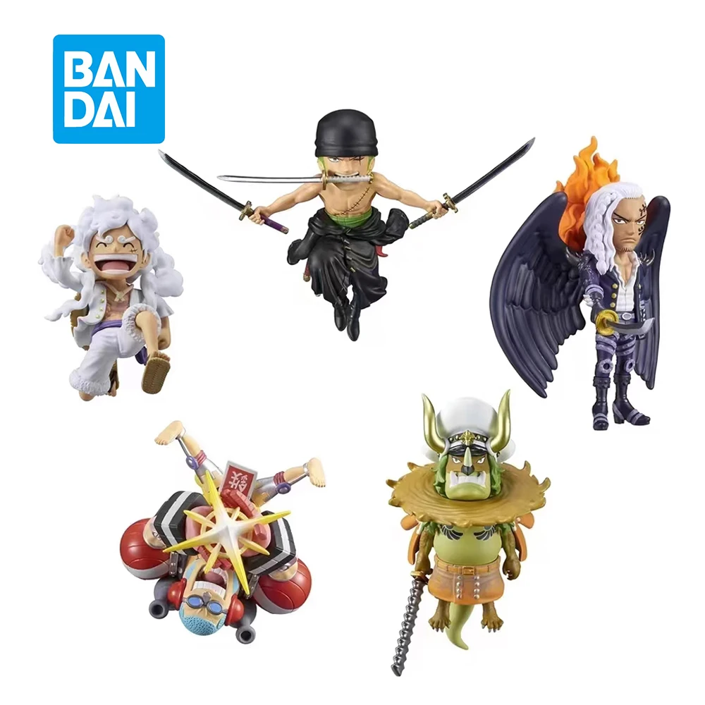 

Original Banpresto WCF One Piece World Collectable Figure Wanokuni Onigashima Vol.11 Zoro Luffy Franky Anime Figure Model Toys