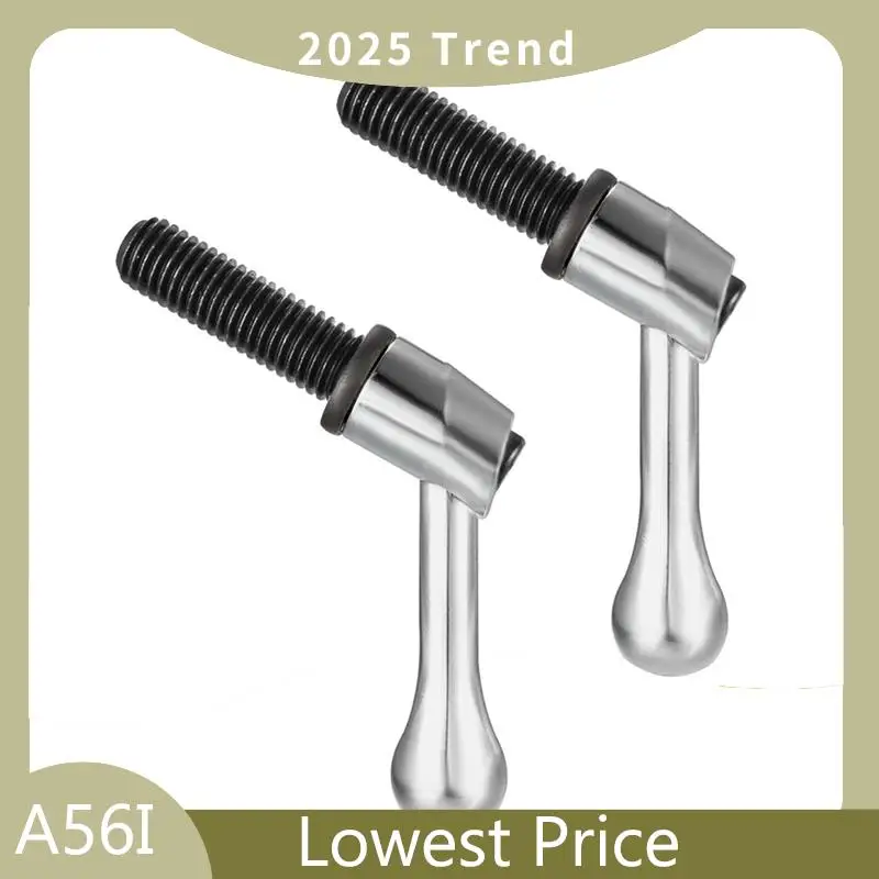 

ABDD M12 X 40Mm Handle Adjustable Clamp Lever Threaded Button Ratchet Male Threaded Stud Knob Lock