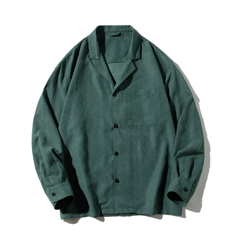 Men's Long Sleeve Blouse Smart Casual Streetwear Men Clothing Fashion Shirts Streetdress Spring Autumn Hombre Male Clothing New