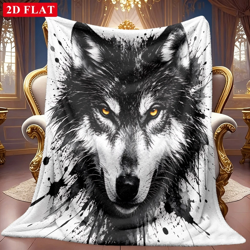 Bold Groovy Pattern Ultra Soft Bed Throw Blanket Versatile Home Accent For Coffee Shop Office Supermarket Store Display