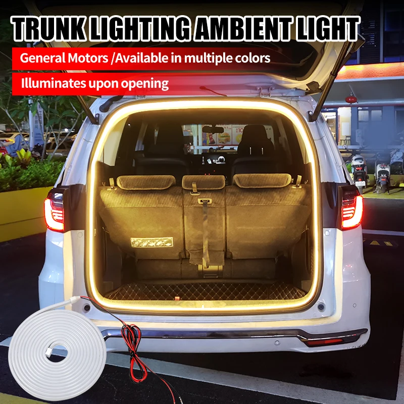 Start flow scanning of car trunk lighting, modification of ambient lighting, automatic sensing LED outdoor camping light strip