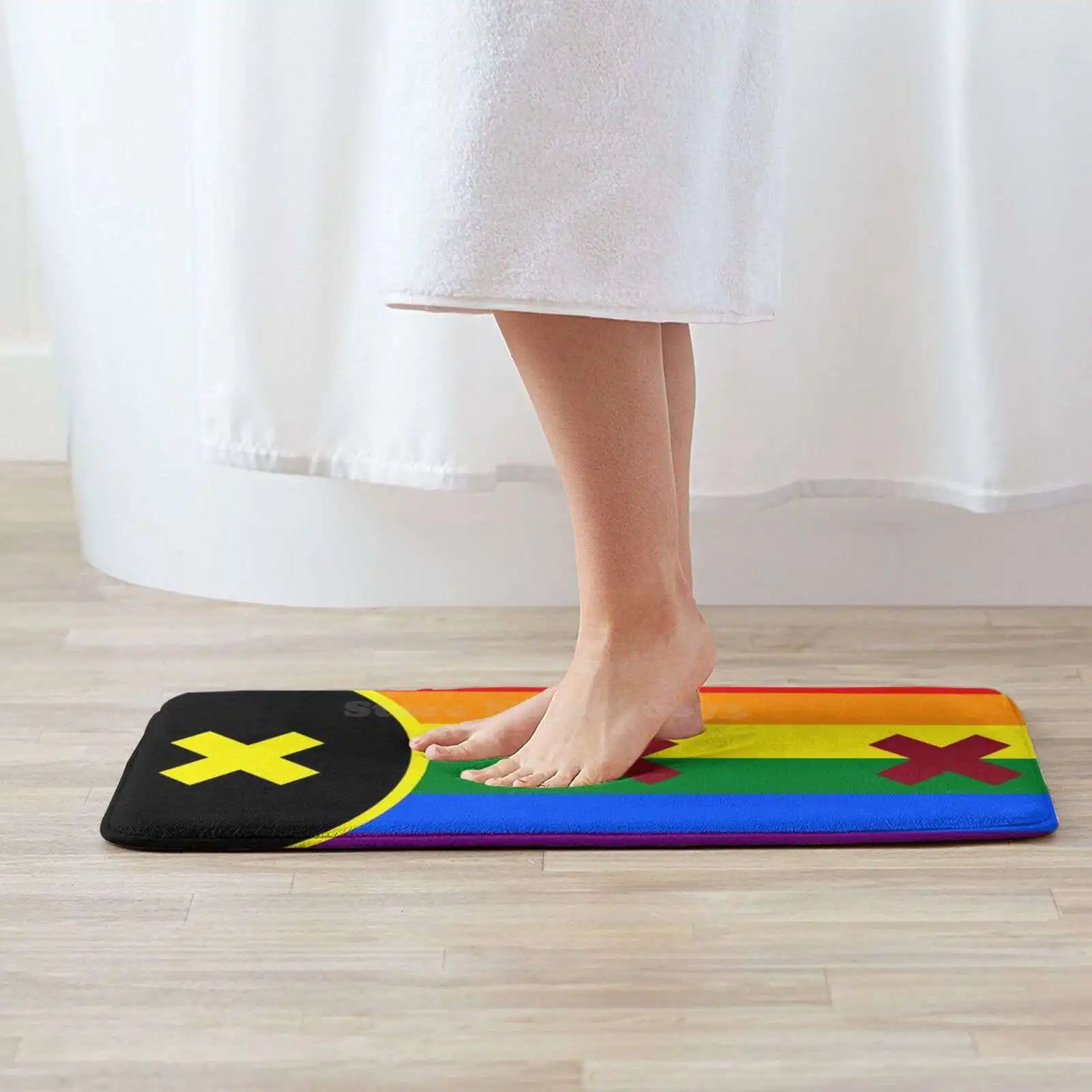 Dream Smp Pride Lmanburg Flag Soft Cushion Car Home Carpet Door Mat Pride Month Pride 2022 Pride Love Pride Dream Smp Mcyt Dsmp