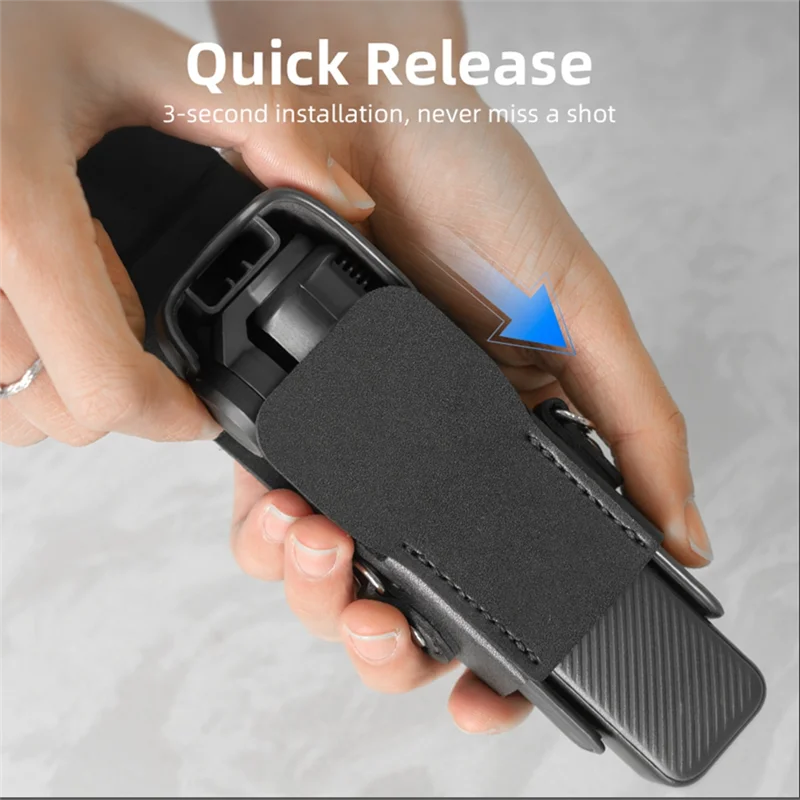 RISE-pour DJI OSMO POCKET3 étui de protection en cuir accessoires de Drone housse de protection rose