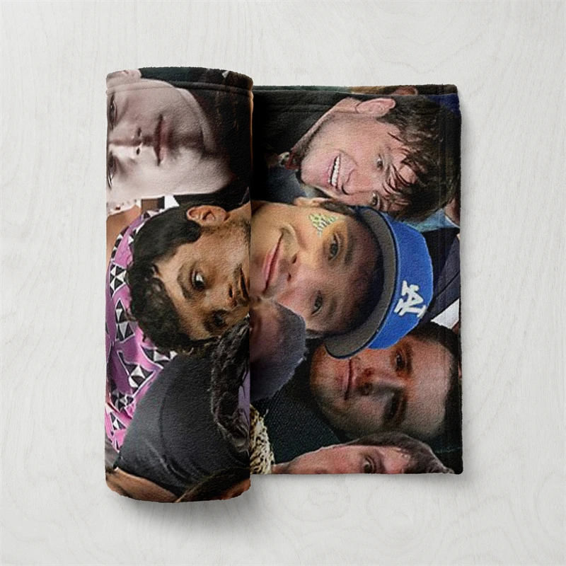 Gaslight Gatekeep Girlboss Josh Hutcherson Photo Collage Throw Blanket for Women Men Girls Boys Kids Pets Dogs Cats Couch