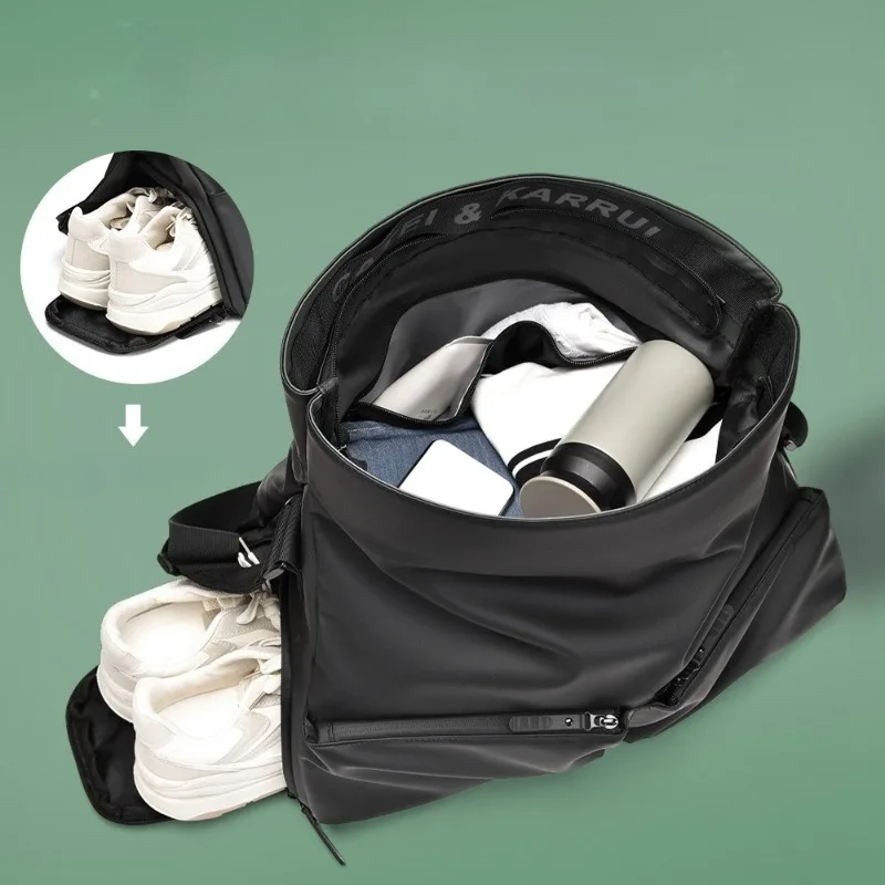 Fashion Crossbody Bag Men Women Travel Tote Dry Wet Separation Fitness Bag Large Capacity 15.6 inch Laptop Handbags Luggage Bags