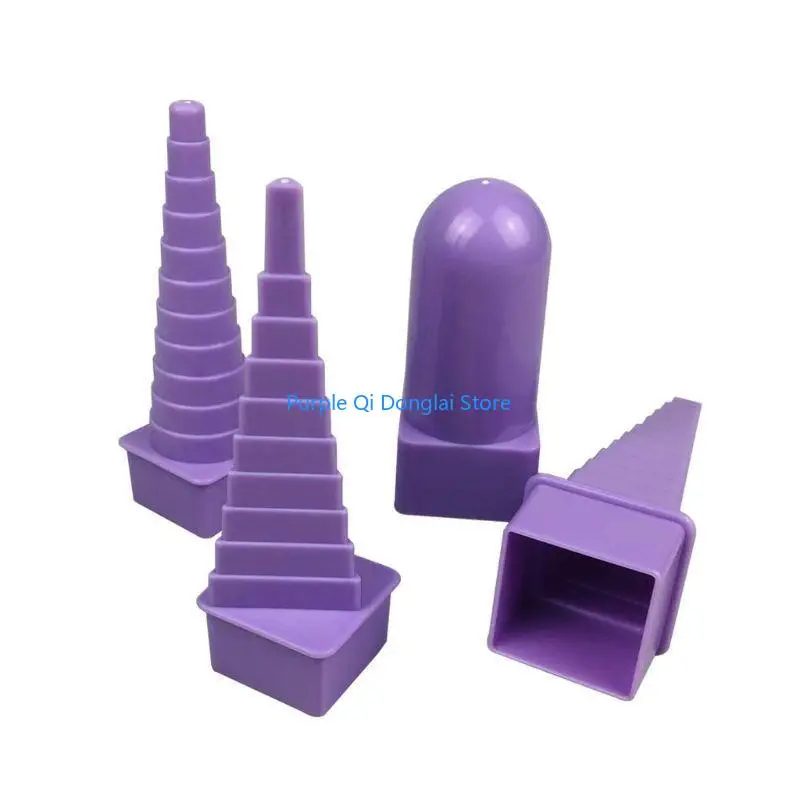 L21E 3 Shapes Handmade Wire Quick Round Square for Triangle Maker Roller Quilling Modeling Tools Jewelry Making Tools