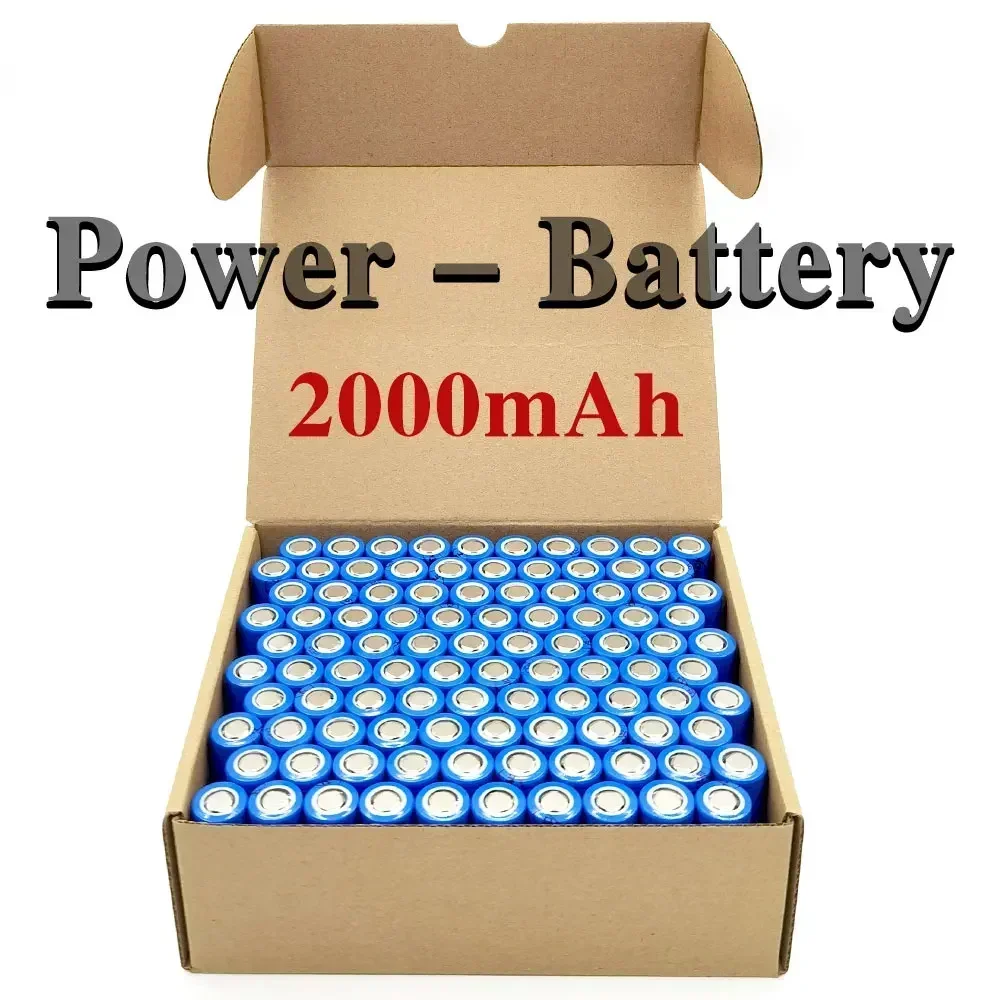 The new Manulife 18650 lithium-ion rechargeable battery 2000mAh 3.7V class A lithium battery factory direct sales