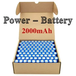 The new Manulife 18650 lithium-ion rechargeable battery 2000mAh 3.7V class A lithium battery factory direct sales