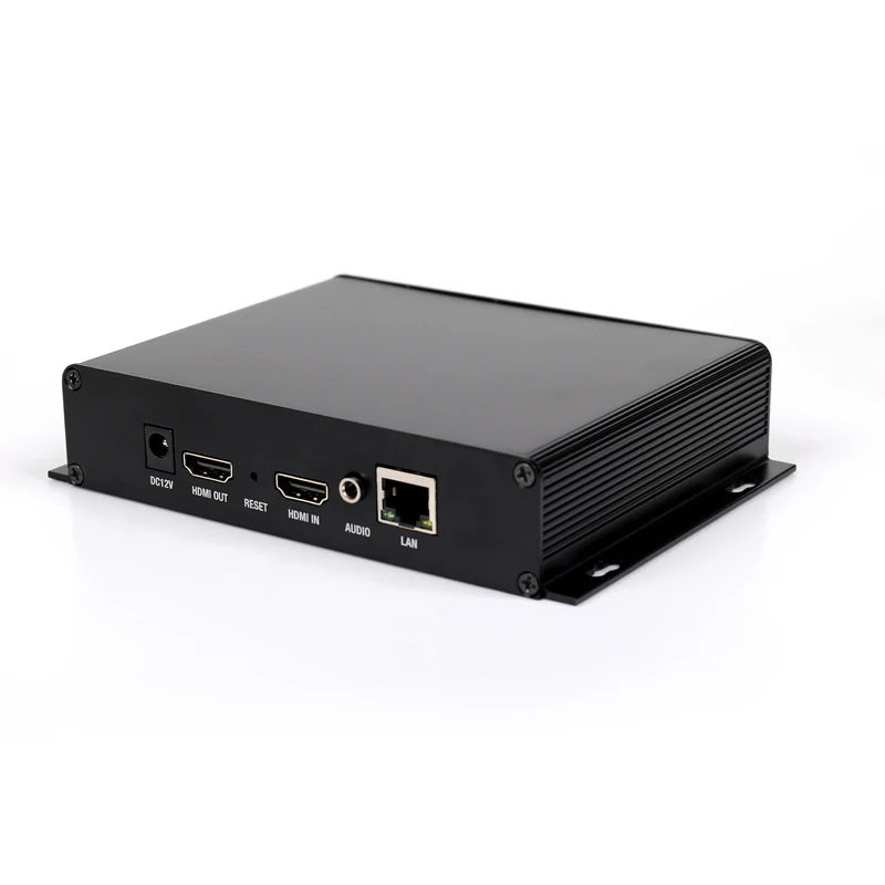 Mini Radio tipo H265 H264 IPTV, codificador de transmisión de vídeo SRT, Facebook, Youtube, Vmix, Wowza, transmisión en vivo