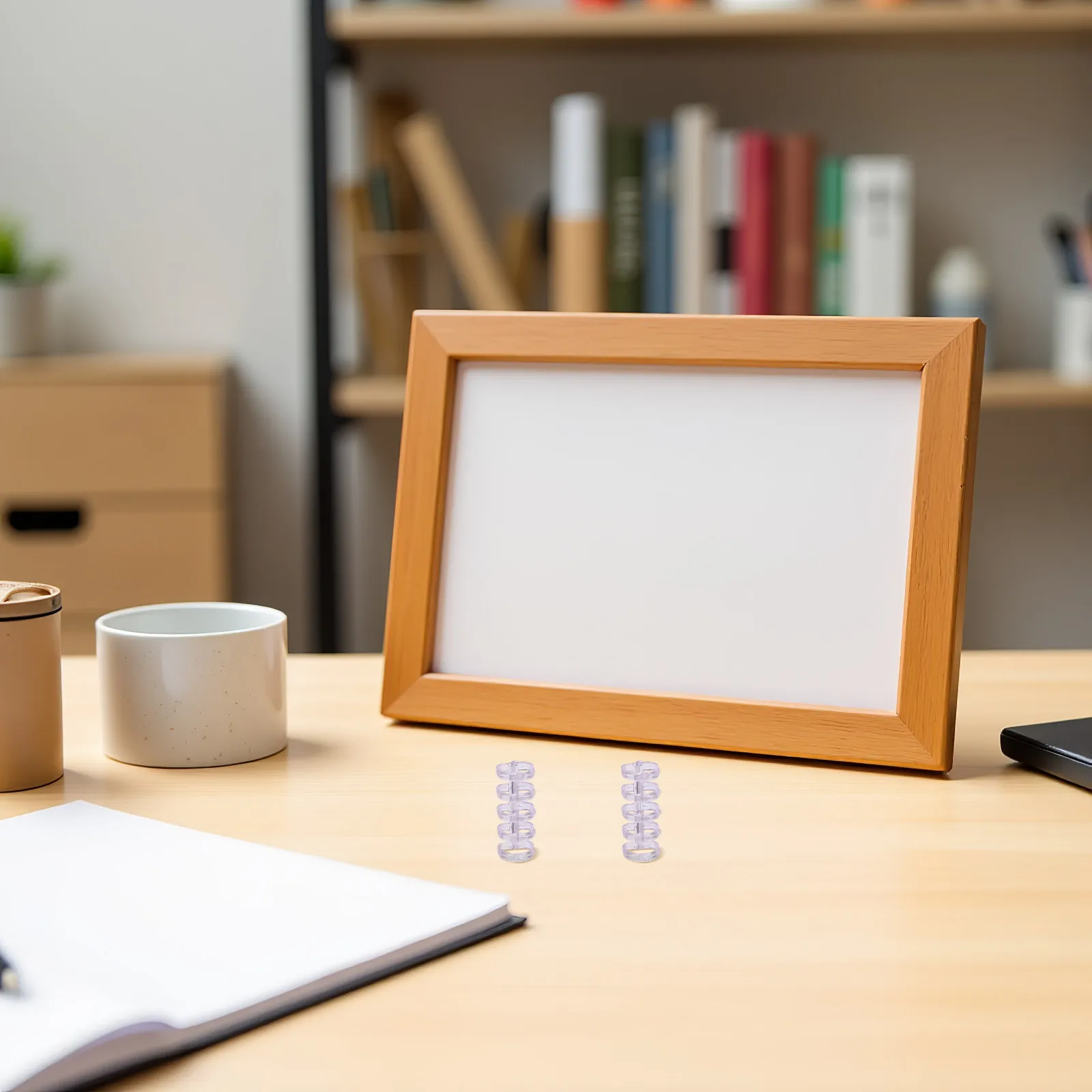 

100 шт. пластиковых прозрачных кольцевых переплетных колец на 5 отверстий, открывающиеся, для организации документов в офисе и школе