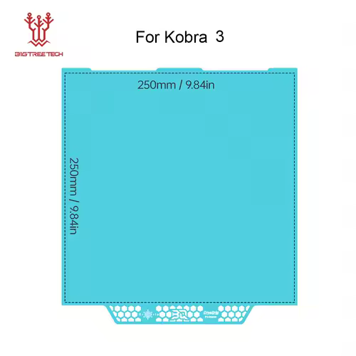 BIQU Panda Build Plate CryoGrip Pro Coating No Clog Spring Steel Double-sided for BambuLab Voron Kobra Adventurer 5M 3D Printer - Image 8