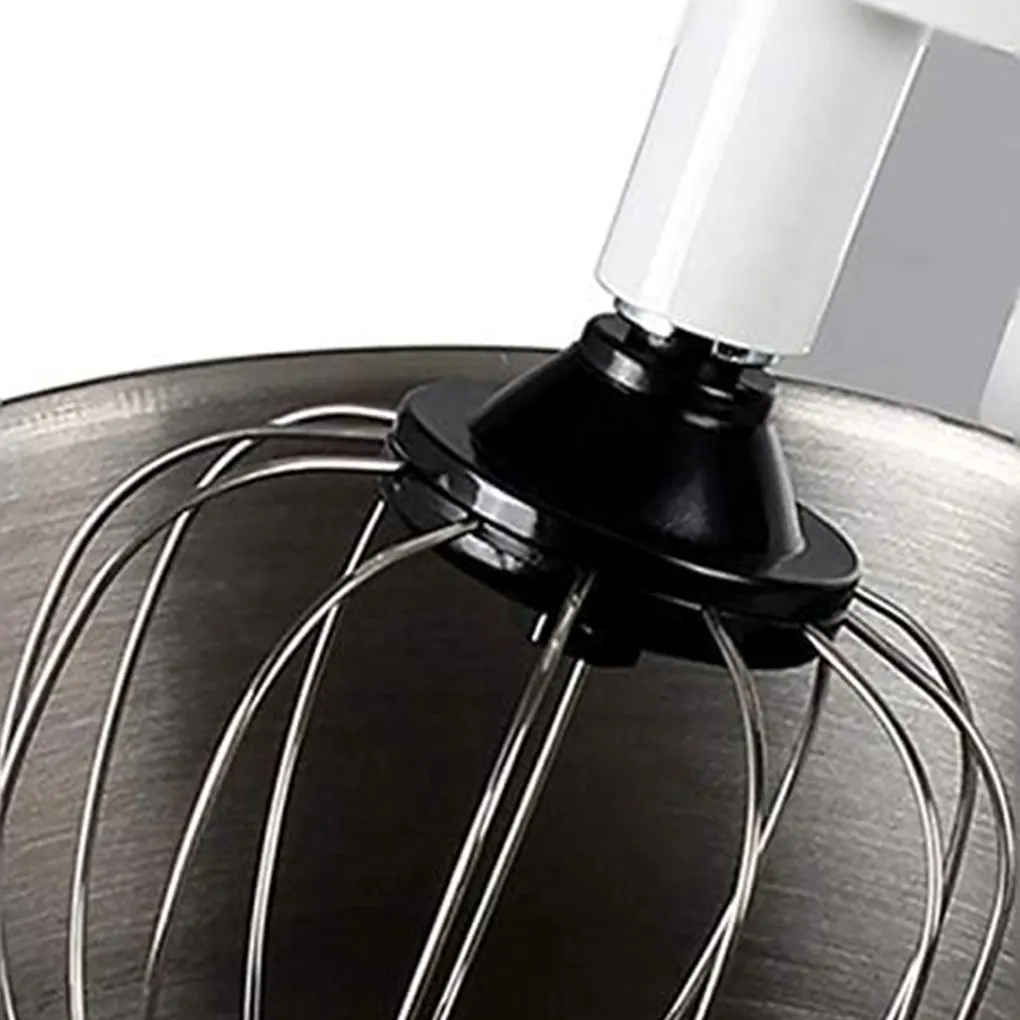 Stainless Steel Wire Whip Mixer Attachment Balloon Shaped Replacement Egg Beater Attachment Rustproof Blender Head Easy To Clean