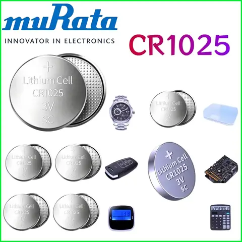5PCS-100PCS 3V CR1025 Lithium Button Battery KL1025 BR1025 LM1025 DL1025 CR 1025 5033LC Coin Cell Watch Batteries for Toy Remote