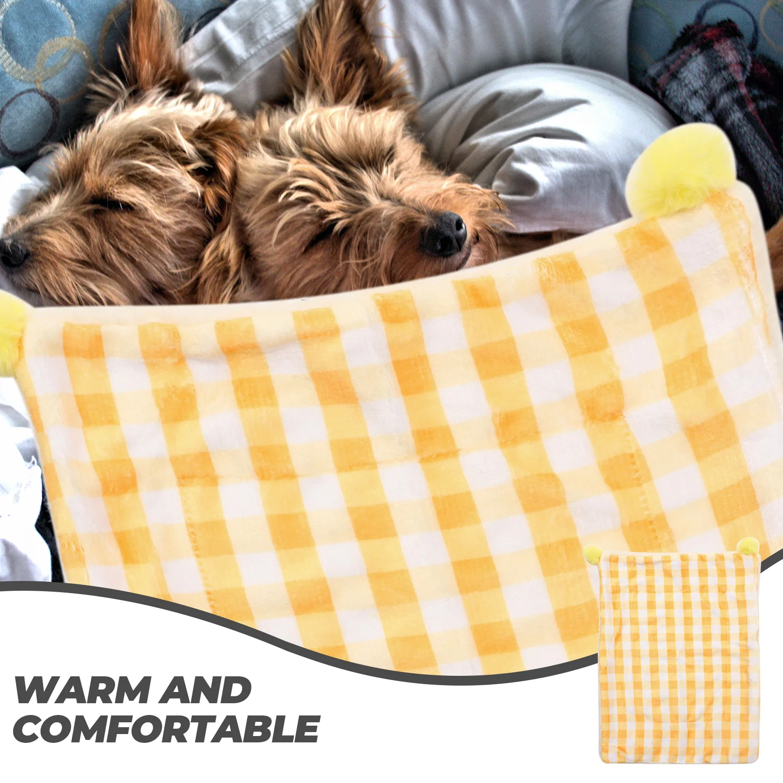 

Warm Pet Cushion Fleece Dog Cat Sleeping Pad Winter Comfortable Beds Guinea Dog Bed Cushion Pigs Home Floor Pet Bedding
