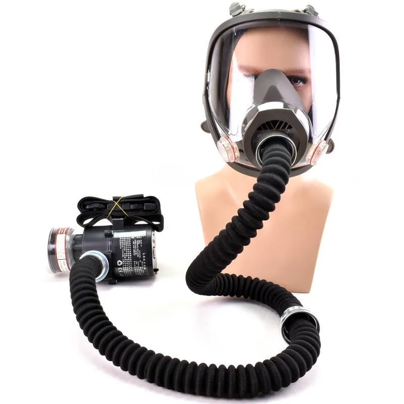 

Constant current electrically powered air supply full-face mask spray painting tool portable air supply respirator system