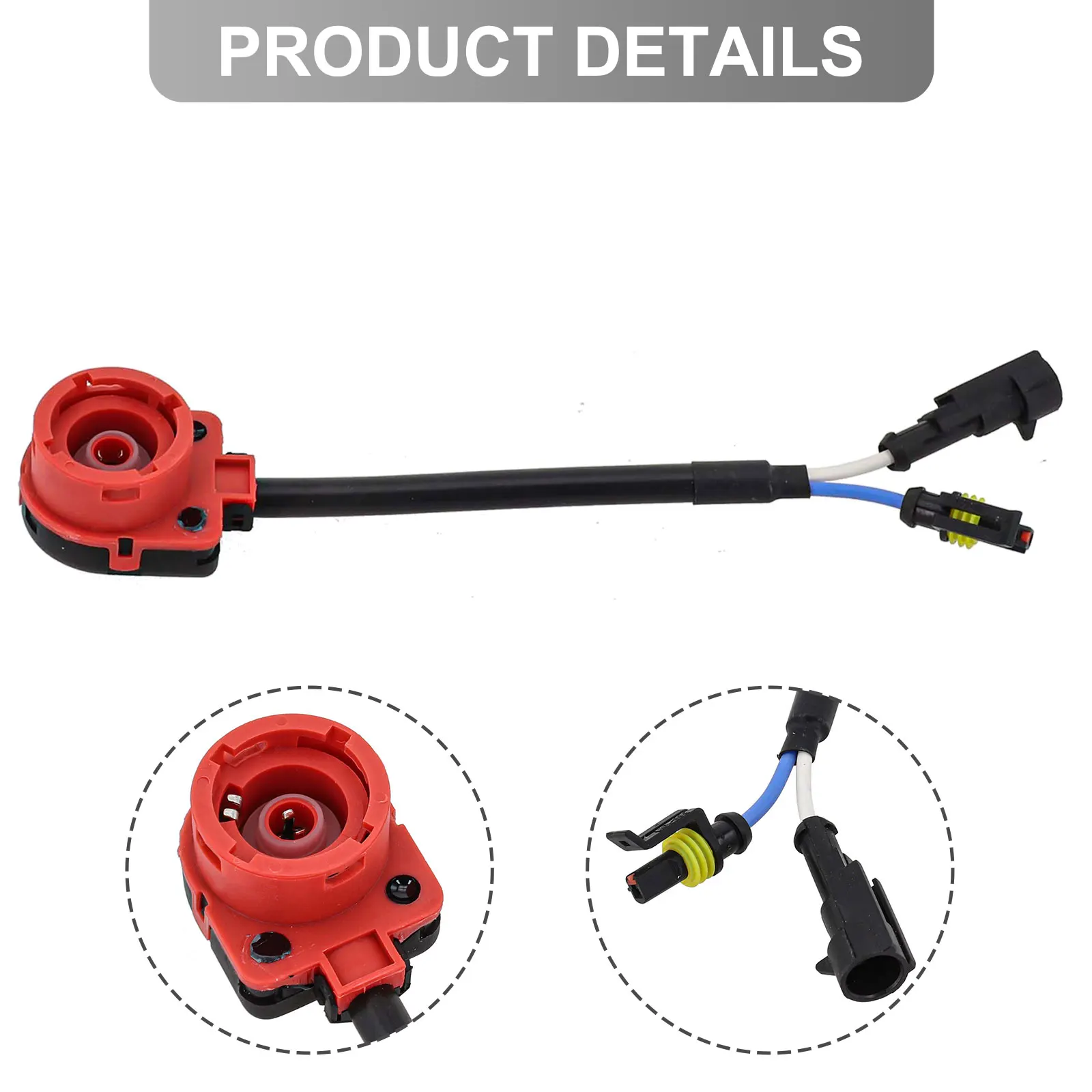 Cable Socket with Professional Crimped Connections Designed Specifically for Use in Automotive Lighting Applications