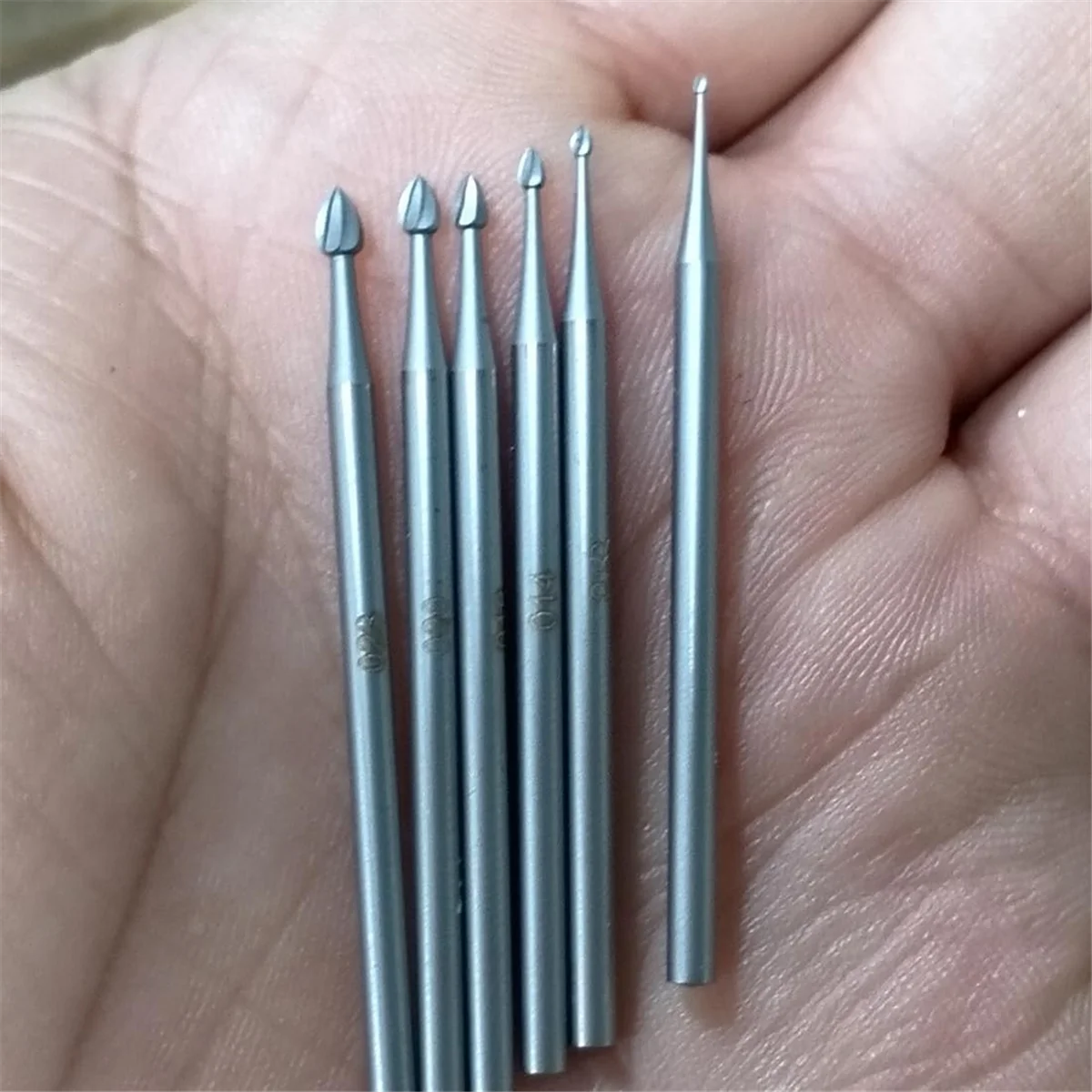 قطع حفر لدغ المجوهرات للأدوات الدوارة ، أدوات صنع جواهر ، عرقوب 3 32 "، 6 روض