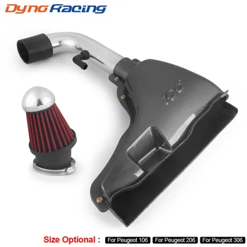 Cold air intake systems intake box air filter air intake system Carbon Fiber style heat shield filter for Peugeot 106 206 306 VTS