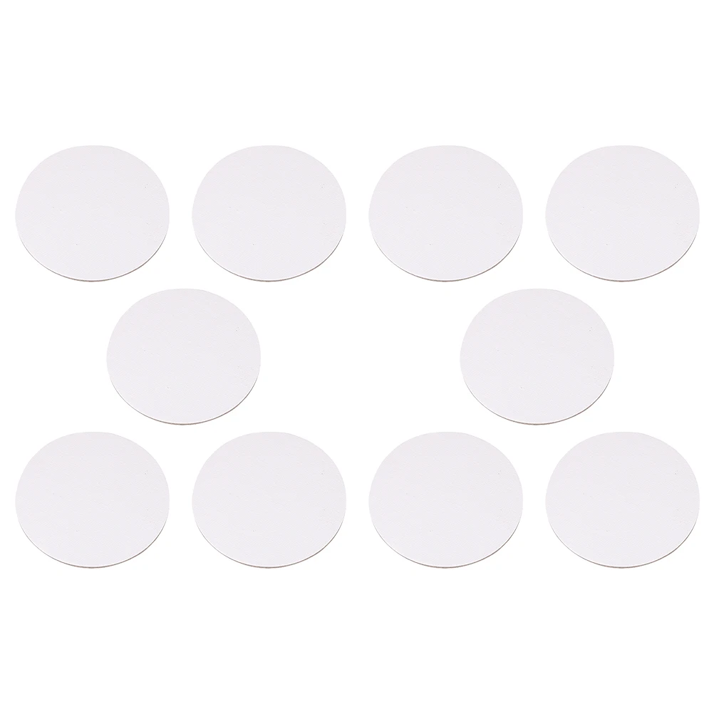 

10pcs Oil Painting Board Canvas Artistic Creation Good Texture Round Cardboard Cotton Canvases for Students Artists