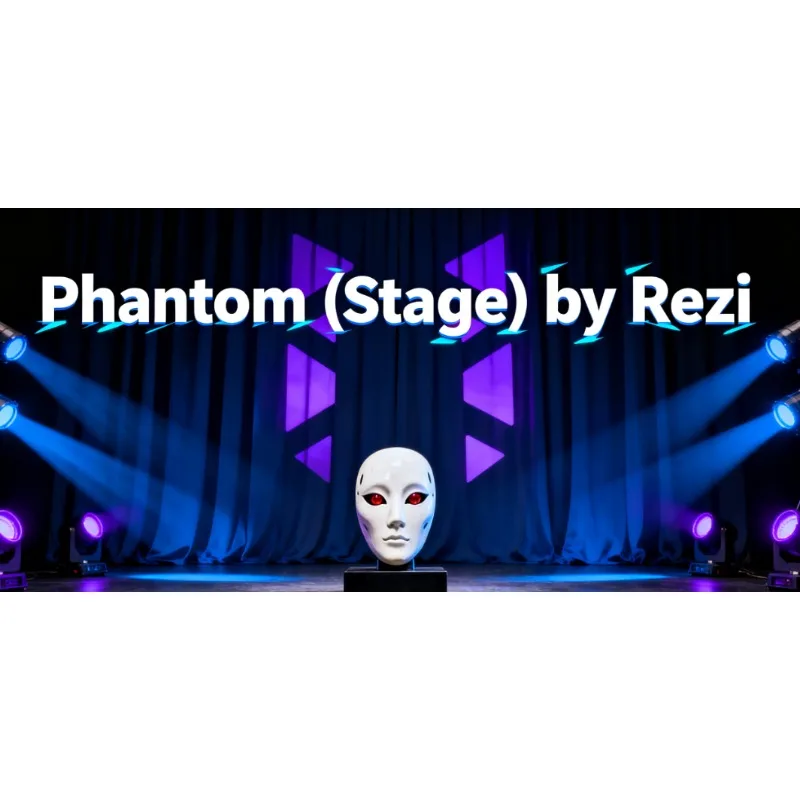 

Магический трюк Phantom Stage от Rezi - профессиональная иллюзия при предсказании с учебным пособием, чтение фокусников, забавные трюки