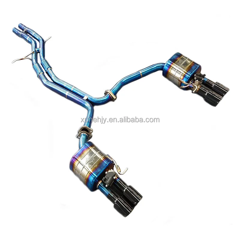 Hot Sales High Performance Titanium Alloy for S4 B9.5 Exhaust Muffler With Electronic Valves Remote Control