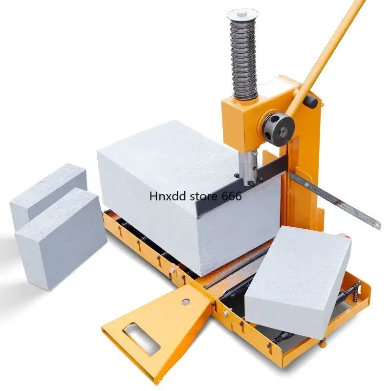 Portable labor-saving aerated block brick cutting machine lightweight foam cement tile block machine