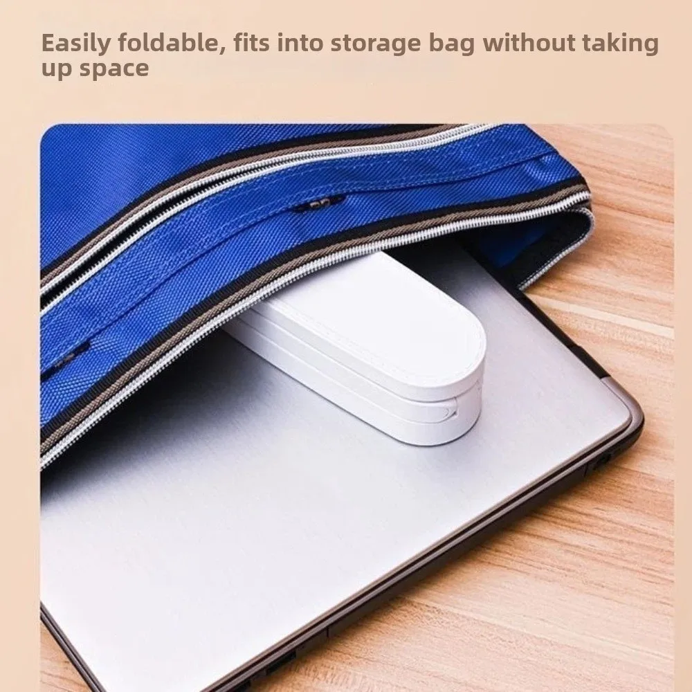 LED Charging Study Reading Light Eye Protection Portable Three-Fold Night Light 180° Foldable Modern Touch Control Desk Lamp
