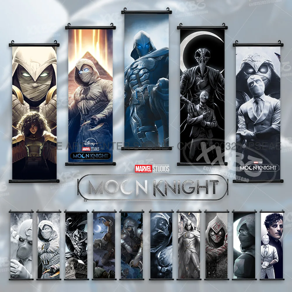 

Moon Knight Home Decor The Avengers Wall Artwork Werewolf By Night Scrolls Pictures Jack Russell Hanging Painting Movie Poster