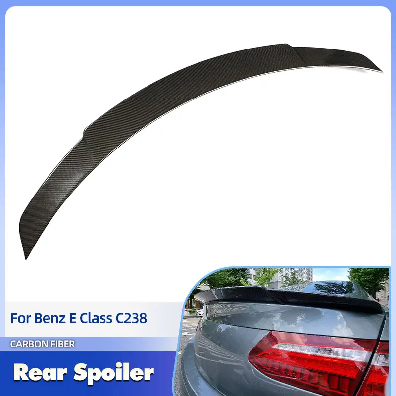 

Car Rear Trunk Spoiler Wings Carbon Fiber for Mercedes-Benz E Class C238 E500 Coupe 2017-2020 Racing Rear Spoiler Boot Wing Lip